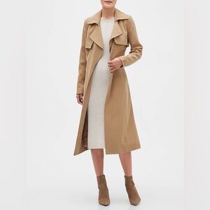 Petite Long Soft Trench Coat | Banana
Republic